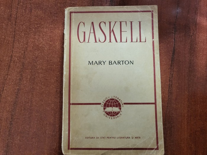 Mary Barton de Elizabeth Gaskell