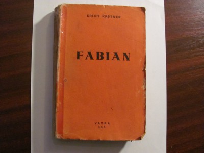 AF - Erich KASTNER &amp;quot;Fabian&amp;quot; foto