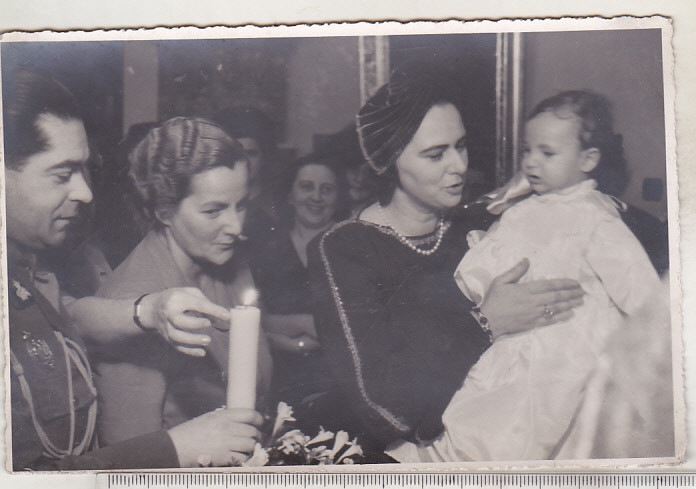 bnk foto Principesa Ileana arhiducesa de Austria - nasa de botez - 1943