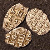 Lot 2 Kopeici Argint Petru cel Mare (1682-1725) Rusia Tarista | Monede Medievale Rusesti