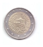 Moneda 2 euro Germania 2015 F 25 de ani de unitate, stare buna, curata