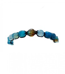 Bratara cu snur ajustabil, Blue Stone, A4B133