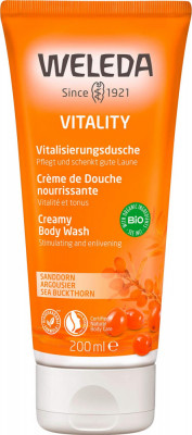 Crema de Dus, Weleda, Vitality, Efect Revitalizant, cu Catina, 200ml foto