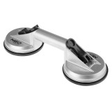 Ventuza dubla din aluminiu pentru sticla si placi, capacitate 100 kg
