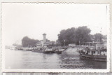 Bnk foto Giurgiu - Gara Fluviala - anii `70, Alb-Negru, Romania de la 1950, Cladiri