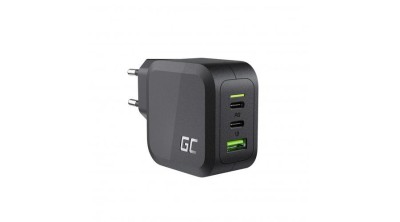 Green Cell GaN PowerGaN GaN Fast Charger 2x USB-C PD + 1x QC 3.0 65W EU foto