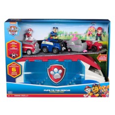Set Figurine și Vehicule Paw Patrol Pups To The Rescue, Multicolor