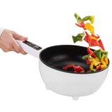 Cumpara ieftin Tigaie Electrica Inteligenta, Multifunctionala, Capacitate 3L, Panou Control Digital, 1000W, Prajire, Fierbere, Sotare, Gatire la Aburi