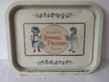 Cumpara ieftin Tava vintage reclama Cioccolatini Caffarel Prochet Torino, metal, litografiata