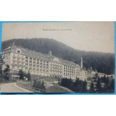 Carte Postala, Austria, Semmering, Hotel Panhand, 1927