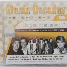 Music Decades 1985 , cd în folie cu muzică din anii '80