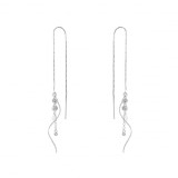 Cumpara ieftin Cercei lungi argint 925, JW968, model elegant, placati cu rodiu