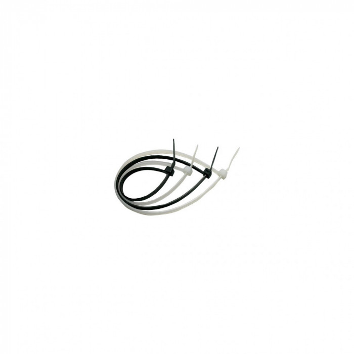 Colier cablu negru 200x3.6mm