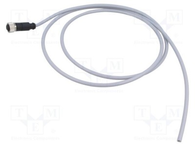 Conector HARTING M12 mufă mamă 4 pini drept cod A DeviceNet / CANopen cu cablu 1,5m PVC foto