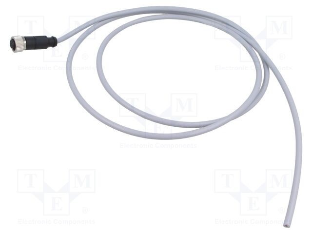 Conector HARTING M12 mufă mamă 4 pini drept cod A DeviceNet / CANopen cu cablu 1,5m PVC