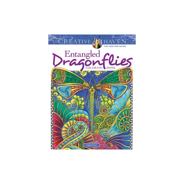 Creative Haven Entangled Dragonflies Coloring Book