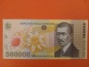 Bancnota 500000 lei 2000 seria 001C semnatura Ghizari UNC