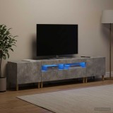 Cumpara ieftin Set de 3 piese pentru TV cu LED DELFT Gri Beton Lemn prelucrat