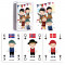 Carti de joc Royal din plastic educative 3 in 1 Invata despre Tarile Europei