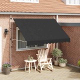 Cumpara ieftin Copertină retractabilă manual, antracit, 300 cm