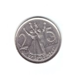 Moneda Etiopia 25 santeem 2012, stare foarte buna, curata