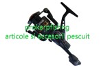 Mulineta Pescuit Diamant Alb XP40R, 4+1 Rulmenti, Frana Spate, Tambur Rezerva, Crap, Negru