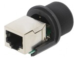 Adaptor PIN 8 Cat 5e plastic 8p8c IP67 drept