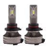 Set 2 LED-uri Auto Techstar&reg; P30, 9005, 80w, 14000 Lumeni, 6500K, AUTO, 12-24 Volti, CSP, Canbus, Miez Cupru, Radiator Aluminiu