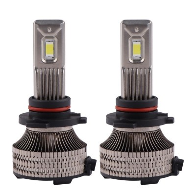 Set 2 LED-uri Auto Techstar&amp;reg; P30, 9005, 80w, 14000 Lumeni, 6500K, AUTO, 12-24 Volti, CSP, Canbus, Miez Cupru, Radiator Aluminiu foto