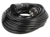 Prelungitor alimentare negru 25m 10A, KEL