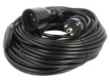 Prelungitor alimentare negru 25m 10A