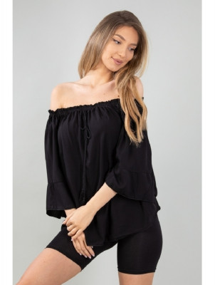 Bluza Dama Bouvet Negru foto