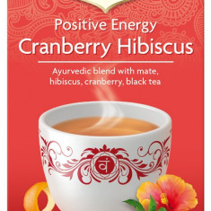 Ceai Energie Pozitiva cu merisor si hibiscus, 17 plicuri, Yogi Tea