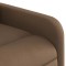 Fotoliu rabatabil, maro, material textil - 8