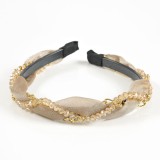 Bentita maro cu model impletit