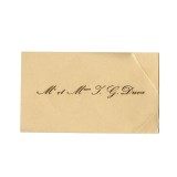 I. G. Duca, carte de vizită