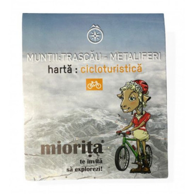 Muntii Trascau-Metaliferi Harta Cicloturistica M 1 : 100.000 foto