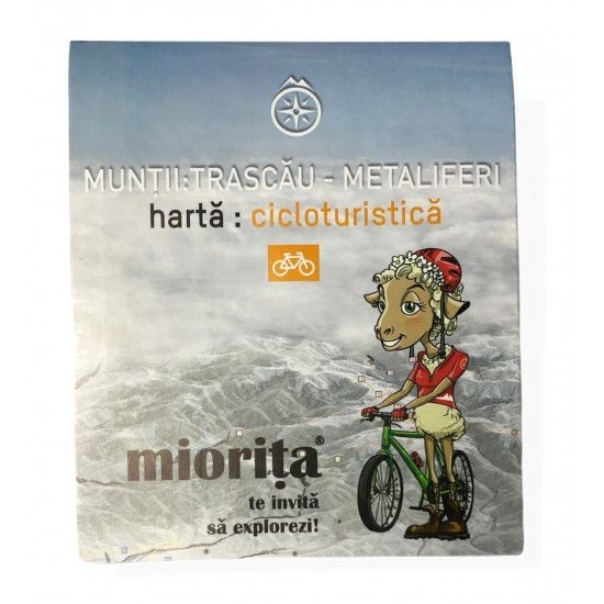 Muntii Trascau-Metaliferi Harta Cicloturistica M 1 : 100.000