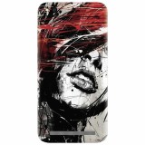 Husa silicon pentru Xiaomi Redmi 5A, Byroglyphics Woman Drawing