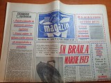 magazin 31 martie 1973-art.si foto satierul naval braila,art. rapid bucuresti