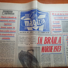 magazin 31 martie 1973-art.si foto satierul naval braila,art. rapid bucuresti