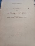 Eugeniu Speranția - Systeme de metaphysique. Implicite dans les postulats de toute connaissance possible