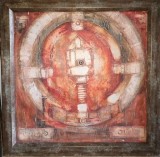 Tablou Dinu Mihai Falcoianu - Simboluri abstracte (pictura)