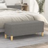 VidaXL Bancă, gri &icirc;nchis, 100x35x41 cm, textil 349376