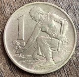 C50 - Moneda foarte veche - Cehoslovacia - 1 koroana - 1981