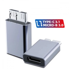 Adaptor USB-C Type-C mama la MICRO USB 3.0 tata pentru HDD, telefon, tableta