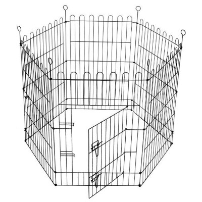 Grilaj Dog Park Black Lux 6-hexagonal, M - 61 x 76 cm foto