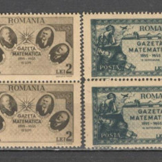 Romania.1945 50 ani "Gazeta Matematica" bloc 4 TR.547