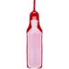 Sticla portabila de apa pentru caini, 500 ml, Roz
