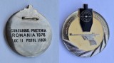 TIR - Concursul Prietenia Romania 1976 - Locul 2 Pistol liber, Medalie premiu